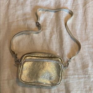 Chic Metallic Crossbody Bag